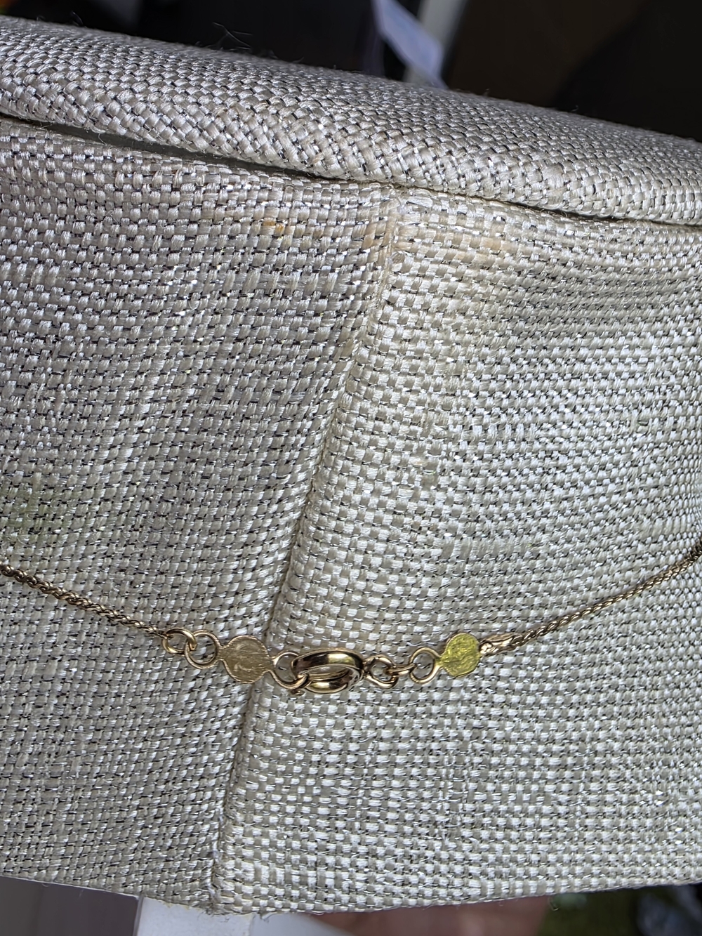 Romantic Vintage 14K Gold Two-Tone Sculpted Rose Necklace Heavy Gold Overlay C - Picture 9 of 10